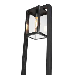 Lampadaire d'extérieur moderne noir - Rotterdam Balanco