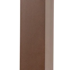 Lampadaire d'extérieur moderne brun rouille 80 cm - Malios