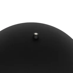 Lampadaire d'extérieur noir rechargeable à 3 niveaux de luminosité - Keira