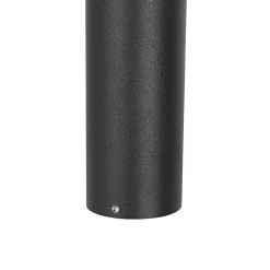 Lampadaire d'extérieur noir 50 cm réglable - Duo