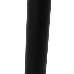 Lampadaire d'extérieur noir avec globe transparent 100 cm IP44 - Sfera