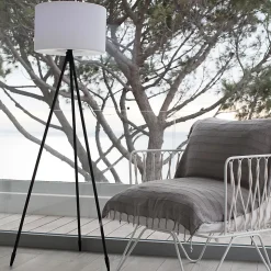 Lampadaire d'extérieur sans fil TAMBOURY RGB H150cm