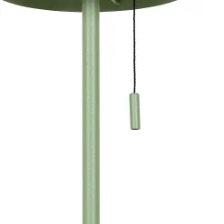 Lampadaire d'extérieur vert avec LED à intensité variable 3 niveaux sur énergie solaire - Ferre