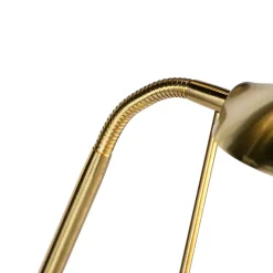 Lampadaire doré avec lampe de lecture avec LED et variateur - Diva 2