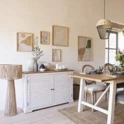 Lampadaire droit Adria en métal H97cm - Atmosphera