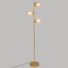 Lampadaire droit en métal H162cm doré - Atmosphera