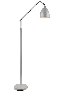 Lampadaire E27 40W blanc avec tête orientable - Markslöjd - Fredrikshamn
