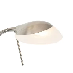 Lampadaire en acier avec LED et variateur d'intensité avec liseuse - Empoli