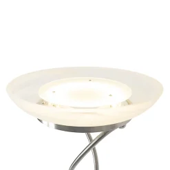 Lampadaire en acier avec LED et variateur d'intensité avec liseuse - Empoli