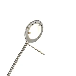 Lampadaire en acier avec lampe de lecture avec LED dimmable en Kelvin - Diva