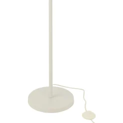 Lampadaire en métal et rotin beige 61x61x154 cm