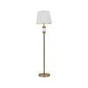 Lampadaire en Métal "Whity" 160cm Blanc & Or