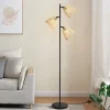 Lampadaire en rotin FELIA - Beige