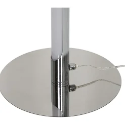 Lampadaire Eucrite LED intégrée argent