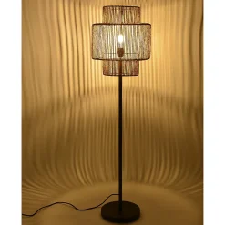 Lampadaire extérieur Cacun E27 15W IP44 jacinthe d'eau H.161 x Ø40 cm