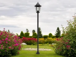 Lampadaire extérieur LED, 170 cm, 60 W Ampoule Non Incluse