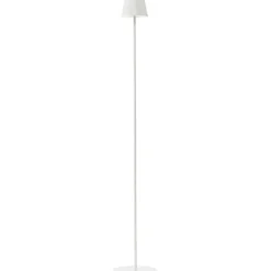 Lampadaire extérieur MACOBO blanc mat acier inoxydable/acrylique - LED intégrée 3,4W