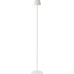 Lampadaire extérieur MACOBO blanc mat acier inoxydable/acrylique - LED intégrée 3,4W