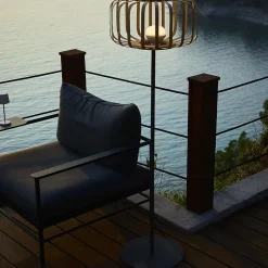 Lampadaire extérieur sans fil STANDY BAMBOU H150cm