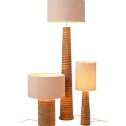 Lampadaire Filetage en Bois "Ailanthus" 160cm Naturel