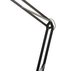 Lampadaire Harchies GoodHome E27 noir mat