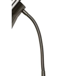 Lampadaire Hetange GoodHome E27 argent