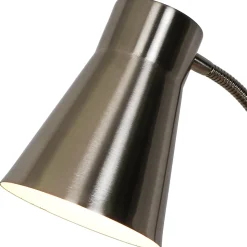 Lampadaire Hetange GoodHome E27 argent
