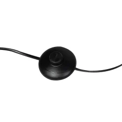 Lampadaire industriel noir avec or 3 lumières - Tommy