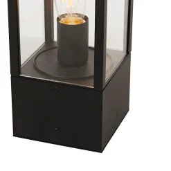 Lampadaire industriel noir 40 cm IP44 - Charlois