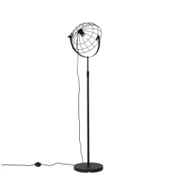 Lampadaire industriel noir 35 cm réglable - Hanze