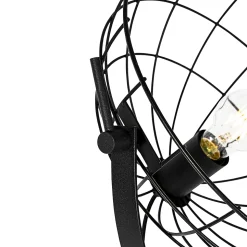 Lampadaire industriel noir 35 cm réglable - Hanze