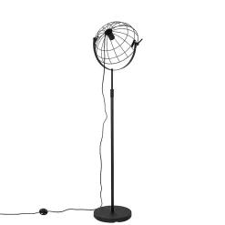 Lampadaire industriel noir 35 cm réglable - Hanze
