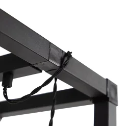 Lampadaire industriel noir 3 lumières - Big Cage