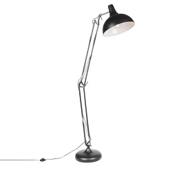 Lampadaire intelligent noir réglable avec Wifi A60 - Hobby