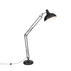 Lampadaire intelligent noir réglable avec Wifi A60 - Hobby