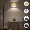 Lampadaire intelligent WiFi RVB réglable, fonctionne avec Alexa/Google Home, Classe énergétique E