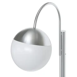 Lampadaire Jarrow E27 25W IP44 GoodHome chrome