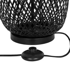 Lampadaire Kasungu E27 60W IP20 Ø28 x H. 95,5 cm GoodHome noir