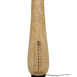 Lampadaire Kasungu E27 60w IP20 ø28 x h. 95,5 cm GoodHome coloris naturel