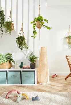 Lampadaire Kasungu E27 60w IP20 ø28 x h. 95,5 cm GoodHome coloris naturel