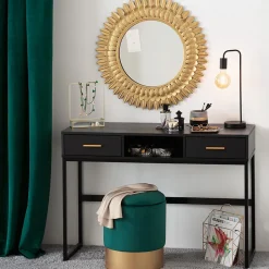 Lampadaire Keli noir - métal H150 cm - Atmosphera