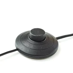 Lampadaire Kirou blanc pied bois IP20 E27 H.150cm Brilliant