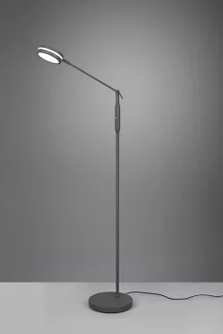 Lampadaire Led anthracite, variateur, mémoire - Trio - Franklin
