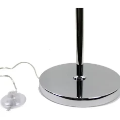 Lampadaire LED 166 cm design trèfle pied métal chromé - CLOVER