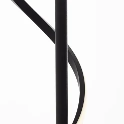 Lampadaire LED Eunice métal noir mat H.150cm IP20 E27 16W Brilliant