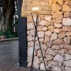 Lampadaire LED intégrée Amalfi Dimmable IP54 ø49x148cm Battery New Garden