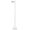 Lampadaire LED LUPA rechargeable 135cm aluminium blanc LEDs fixes 2400lm dimmable CCT RGB 3000 a 6500K moderne