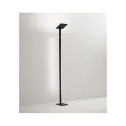 Lampadaire Led QUADRA Noir en métal H.180 cm Perenz