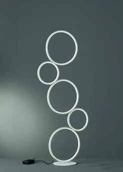 Lampadaire LED SMD 36W, 4700lm, 3000K, variateur intégré - blanc mat - Trio - Rondo