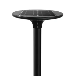 Lampadaire LED solaire 2300 lumens, IP65, (mât non inclus)